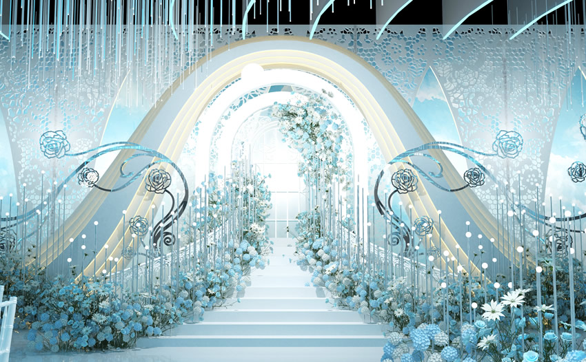 合阳釡香烙馍村水晶厅效果展示